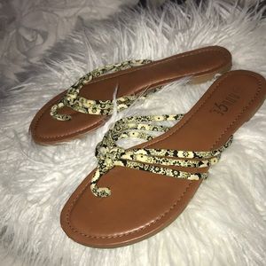 Rouge helium Sandals